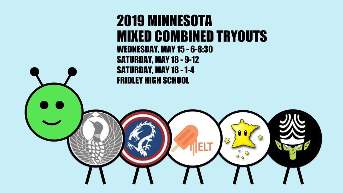 The club season is about to hatch!

The Minnesota Club Mixer will kick off all of our events - facebook.com/events/3952405…

Followed by the Mixed division Combined Tryouts - facebook.com/events/3475601…

<a href="/dragNthrust/">dragNthrust</a> <a href="/MeltUltimate/">Melt Ultimate</a> <a href="/mojojojomn/">Mojo Jojo Ultimate</a> <a href="/MNStarPower/">Minnesota Star Power</a>