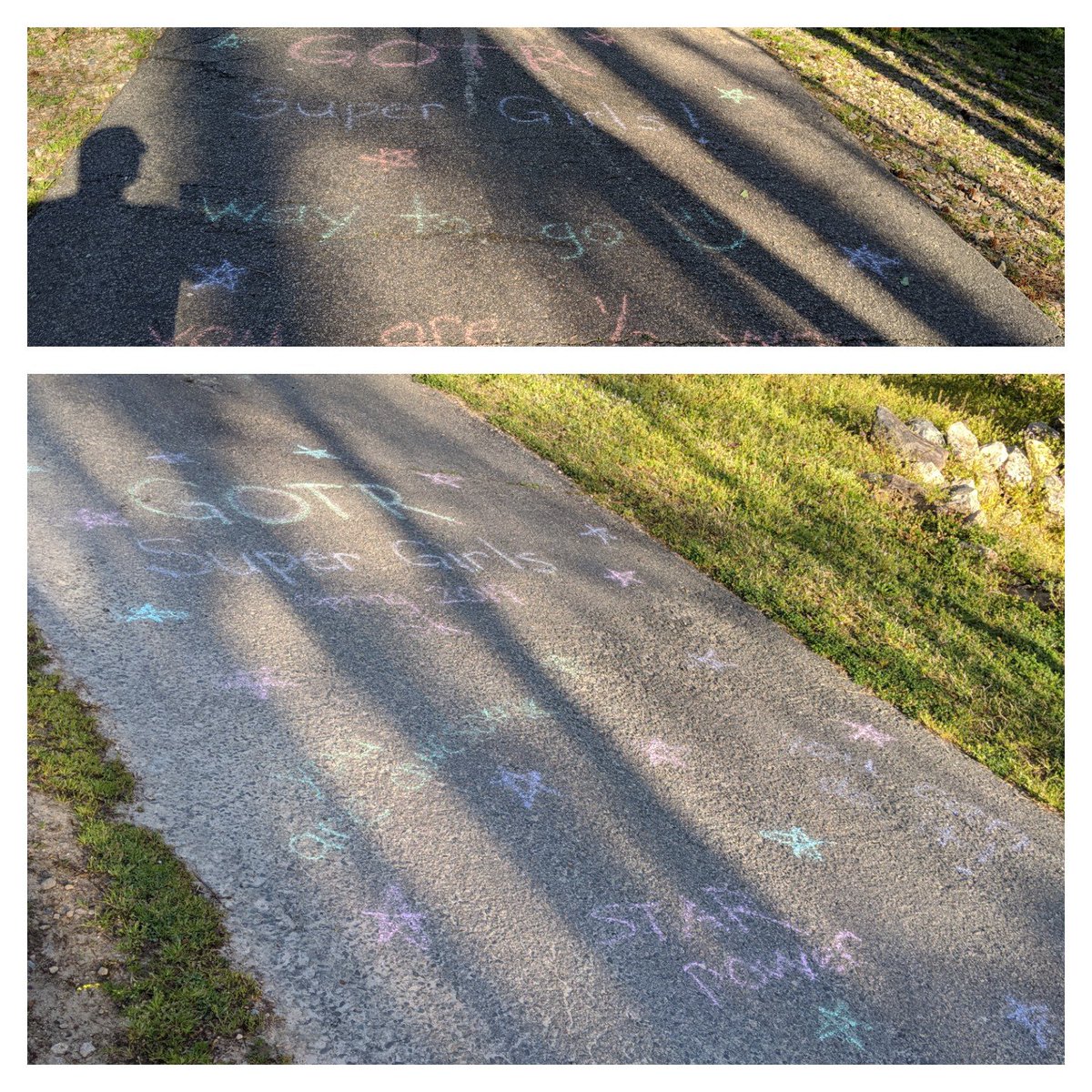 Love this!  Guessing some <a href="/WCPSS/">Wake County Public School System</a> teachers are involved in <a href="/GOTRTriangle/">GOTR of the Triangle</a>   with students!  On the <a href="/greenwayraleigh/">raleighgreenway@triangletoot.party</a>, so guessing <a href="/DurantEagles/">Durant Elementary</a>  , <a href="/DRMSdolphins/">Durant Road MS</a>  , or <a href="/AbbottsCreekES/">Abbotts Creek ES</a> .  Way to go!  Get those girls started on healthy lifestyles early!  Good luck girls!