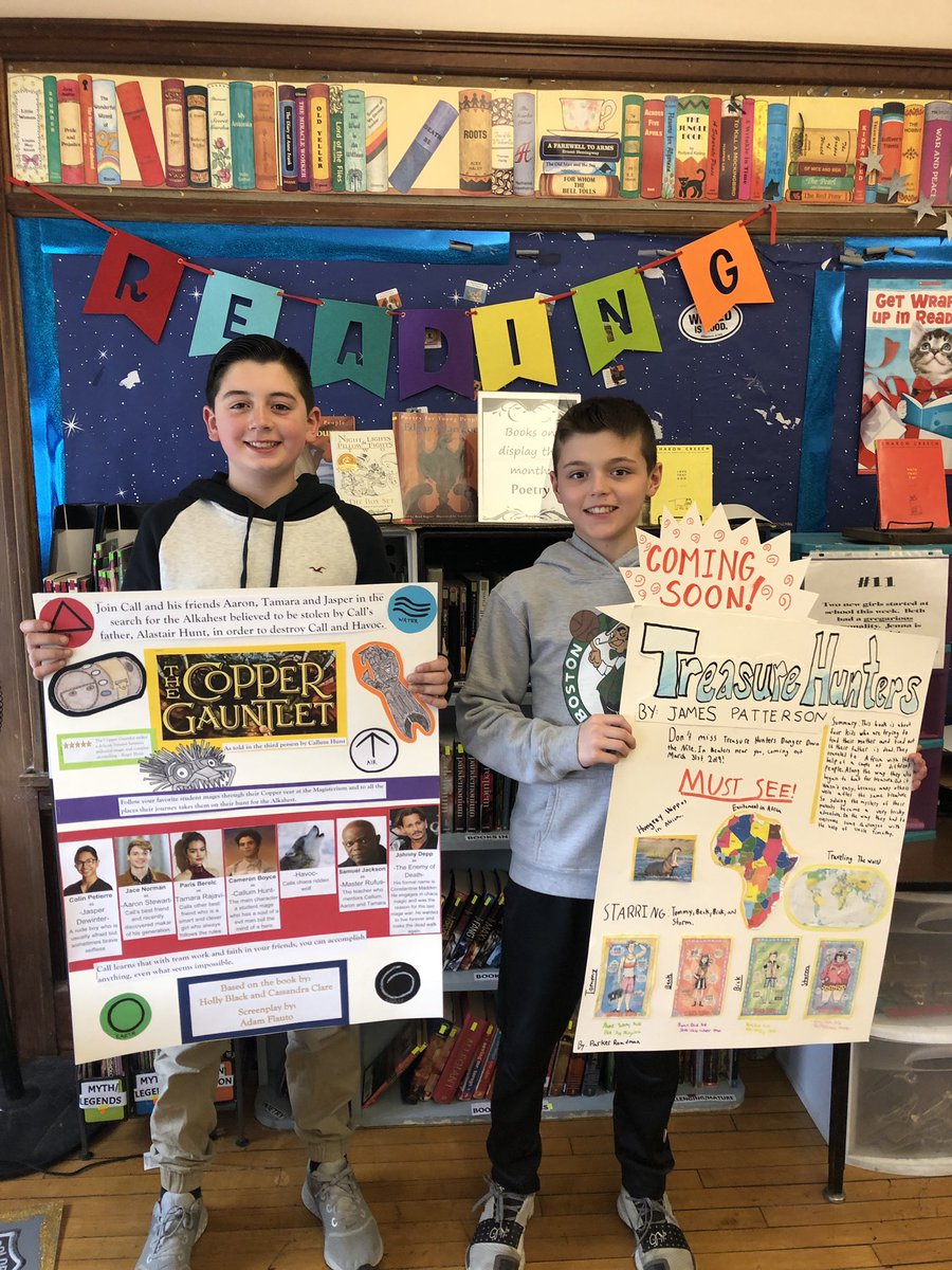 emma_star2128's tweet photo. Some amazing independent reading projects! 📚📖 https://t.co/2d7bZnEsMl