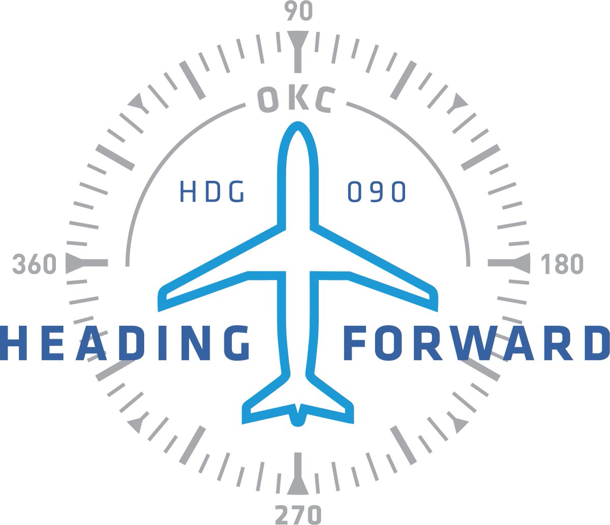 fly_okc's tweet photo. For this project, golden shovels just wouldn't do. We needed to launch! So golden airplanes were the groundbreaking tool of choice today. Thank you to everyone who celebrated the launch of our Eastern Terminal Expansion with us! #HeadingForward #OKC #airporttwitter https://t.co/OeE6vPhYaQ