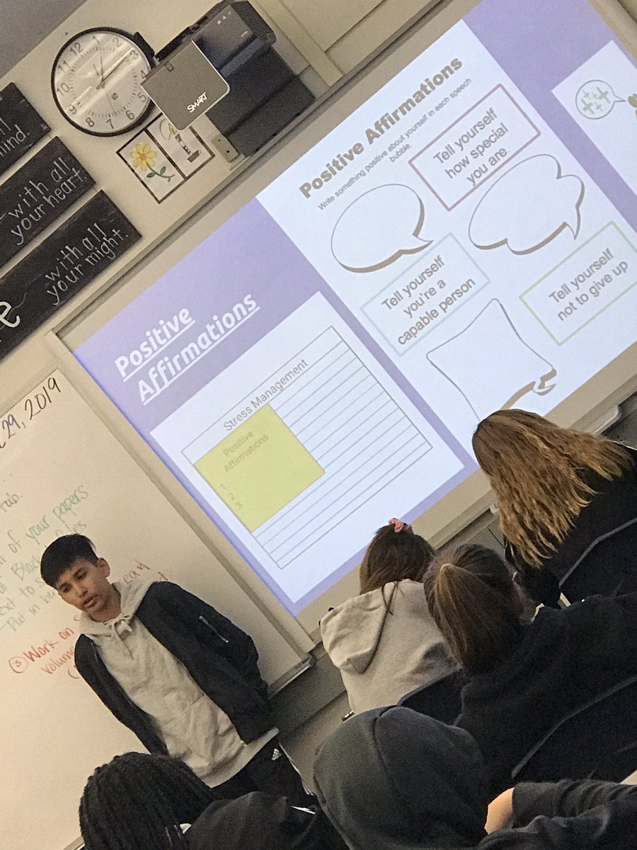 MrsO_OR's tweet photo. WEB Leaders teaching our 6th graders a lesson on how to manage stress. #WeRChilton https://t.co/LxNN2G0GJ7