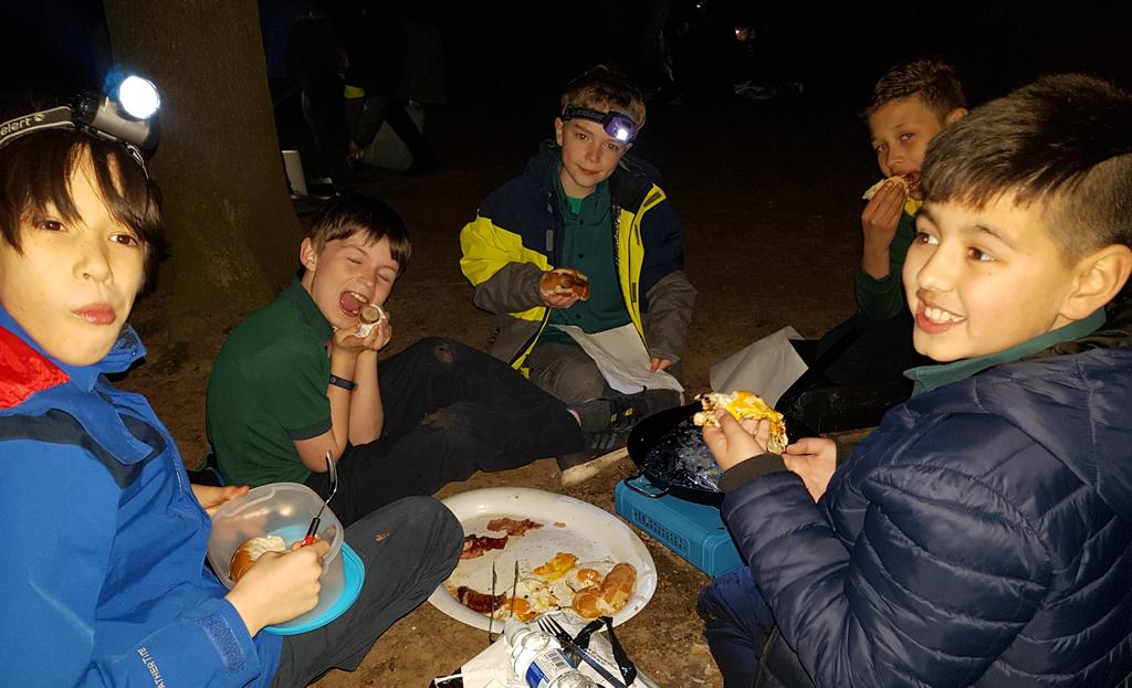 2ACScouts's tweet image. #2ACScouts cooking out in the woods tonight!