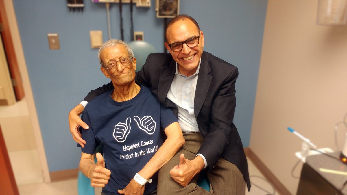 UTMDAnderson's tweet photo. Survivor Adel Tawfik found strength in humor and positivity when facing #sinuscancer: https://t.co/6oikM1UrpU #hncsm #endcancer https://t.co/rvZfRVIgLC
