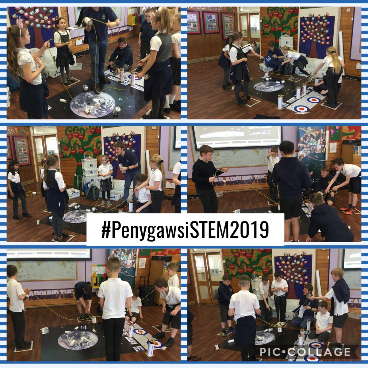 Diolch yn fawr to <a href="/hands_science/">Hands-On-Science</a> for visiting our school today! The children had a lot of fun and enjoyed working as a team in the space workshop this afternoon. #PenygawsiSTEM2019 #Article3