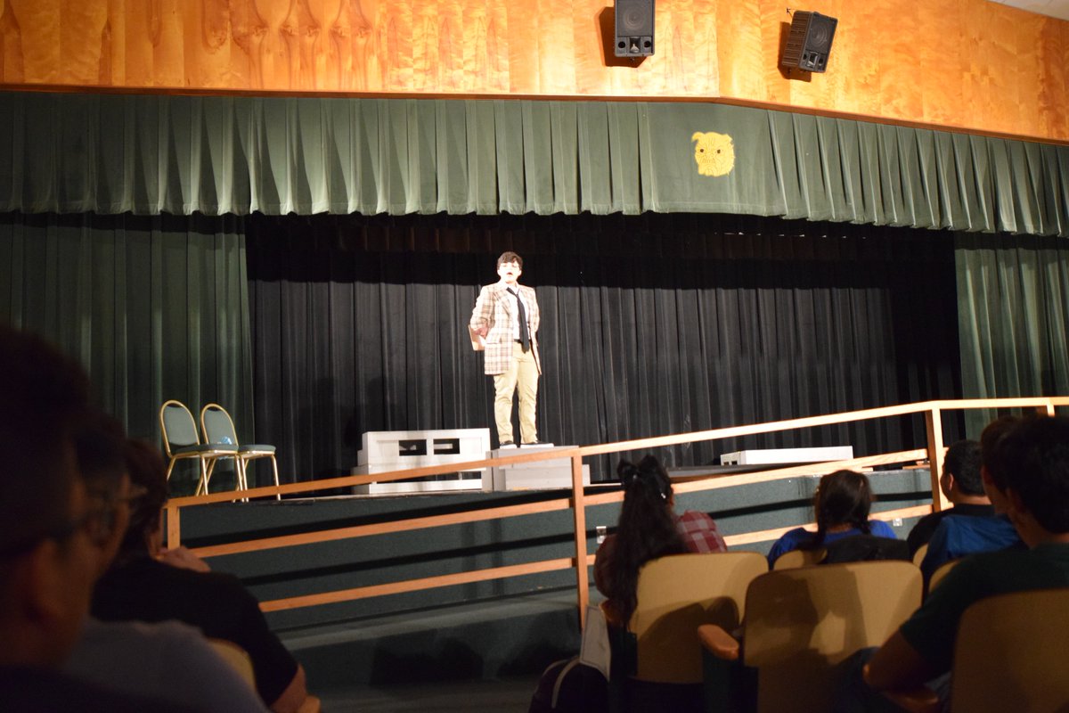 lyfordcisd's tweet photo. Our LHS students were treated to a performance this afternoon by the LHS UIL One-Act Play performing "The Great Pandemonium" by Pat Cook. #IAMLHS #GreatThingsHappenHere https://t.co/eqFmJwCxkR