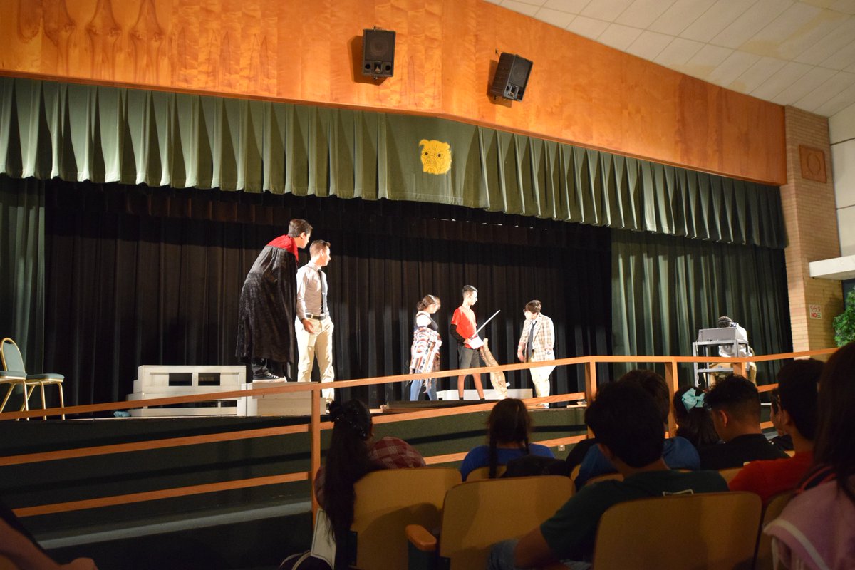 lyfordcisd's tweet photo. Our LHS students were treated to a performance this afternoon by the LHS UIL One-Act Play performing "The Great Pandemonium" by Pat Cook. #IAMLHS #GreatThingsHappenHere https://t.co/eqFmJwCxkR