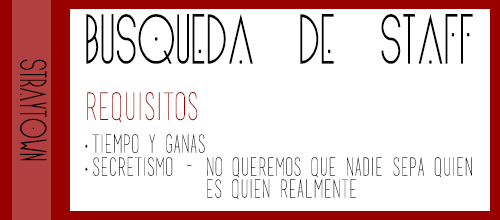 StraytownRP's tweet photo. BUSCAMOS STAFF!! 

Tenemos tres puestos de staff disponibles, nos ayudas a rellenarlos? Tus RTs pueden ayudarnos a llegar a más gente, y toda ayuda es bienvenida! https://t.co/cRv9eNY8Qg