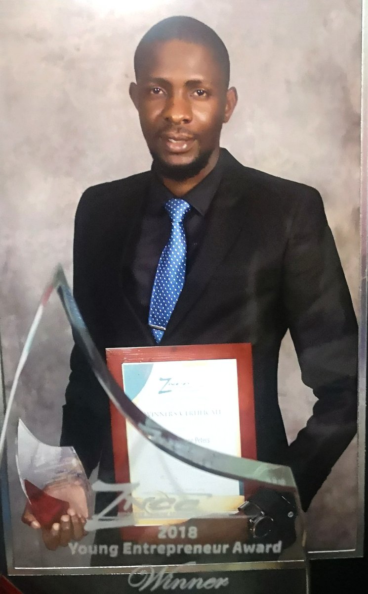 gileugenepeters's tweet photo. I feel honoured to receive my 17th business award from the Zimbabwe National Chamber of Commerce-Entreprenuer of the Year Award. Serving and attempting to inspire others is a responsibility, not a choice.#GodsPlan @ZNCCNational https://t.co/BonHn6zvoW