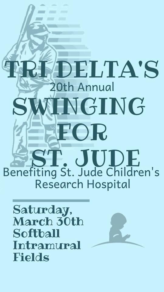 MSUTriDelta's tweet image. Swinging for St Jude is tomorrow! We are so excited and can’t wait to see everyone there!!