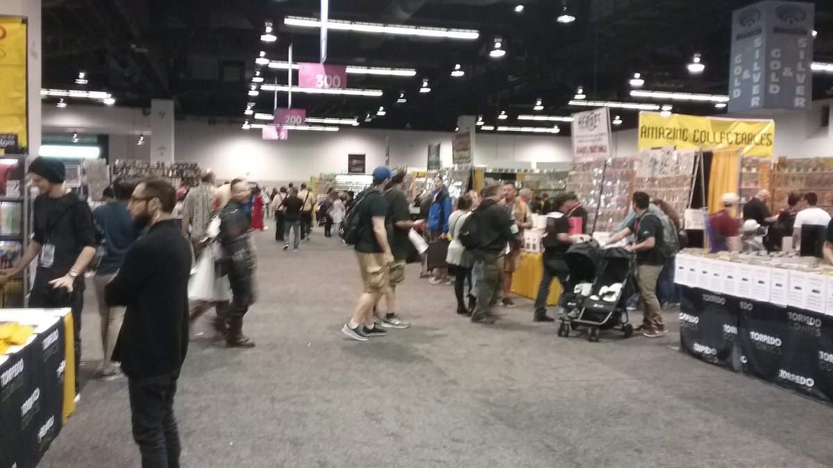 We're here at #wondercon2019! Just finished hunting silver age comics, now off to everything else!