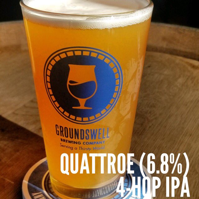 Quattroe is back on tap in all 3 locations.