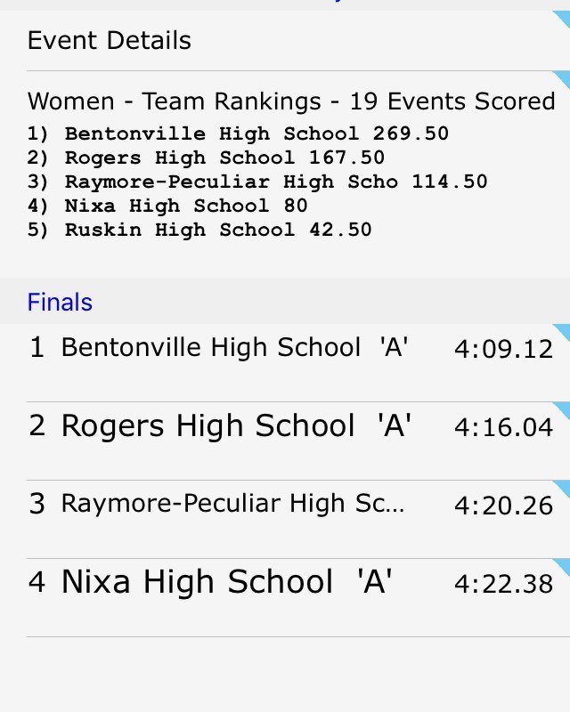 mountierunning's tweet image. Lady Mounties finish second  Tonight at the Border Wars Meet!! @rhsmounties ift.tt/2WBl01T