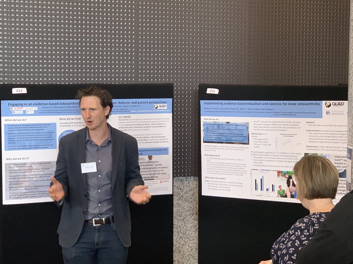 CMOR_Otago's tweet photo. @DrChrisBarton presenting 2 studies on #GLADAustralia - both at once! (multitasking one a one track mind?π€) @OPUS_TJR #OPUSForum2019 https://t.co/IYf7HRXfJA
