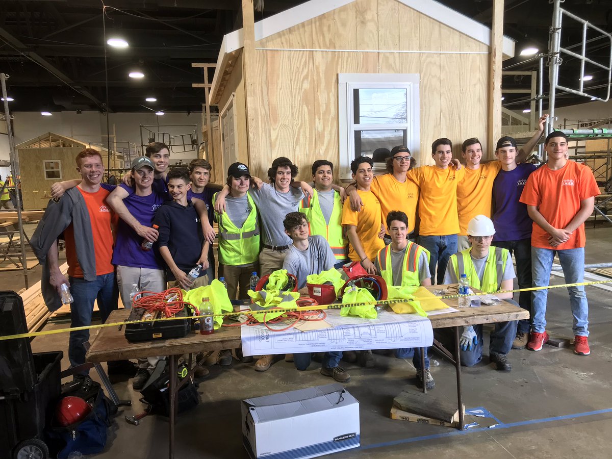 HawksCDC's tweet photo. Meet the teams from Holly Springs that are building a SHED for you. Visit the auction https://t.co/LXuKZUmjOK. #shedcompetition #SHED2019 #CTE #WhatStartsHereChangesEverything Thank you @WRAL for the shout-out on the 6:00 pm news https://t.co/uJm3wAsFPP