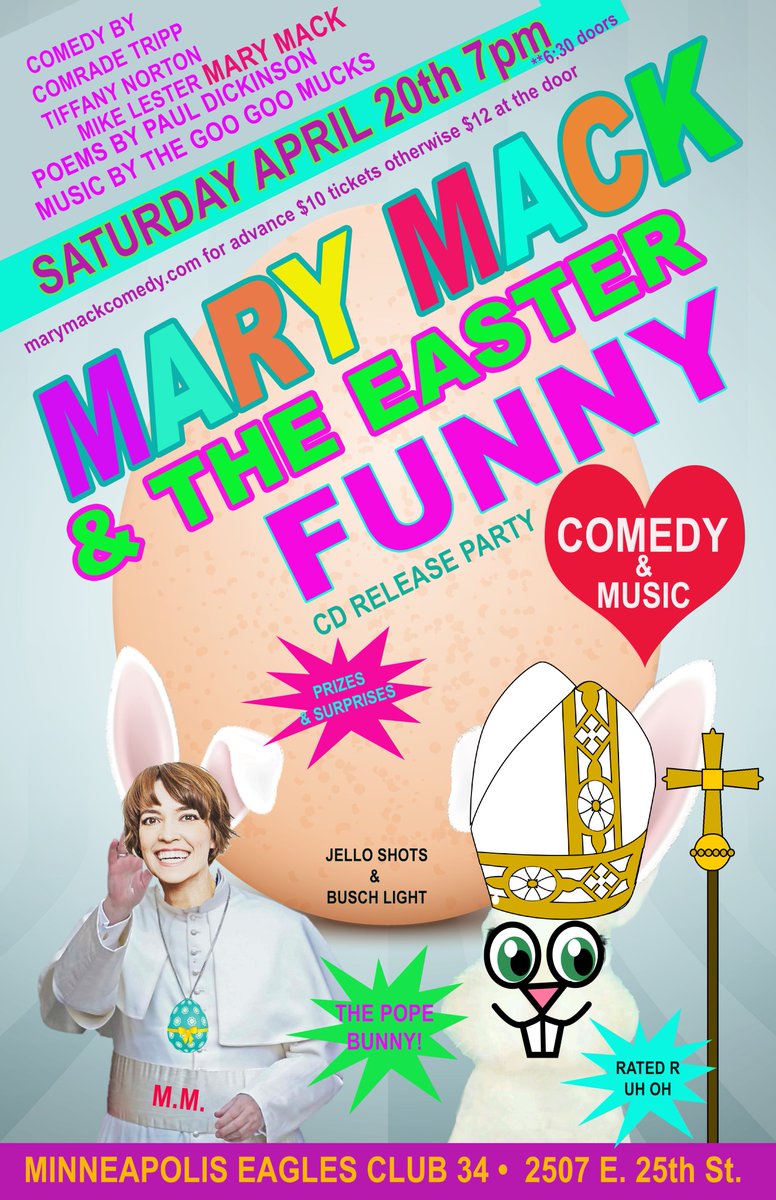 mary mack (@marymackcomedy) on Twitter photo 