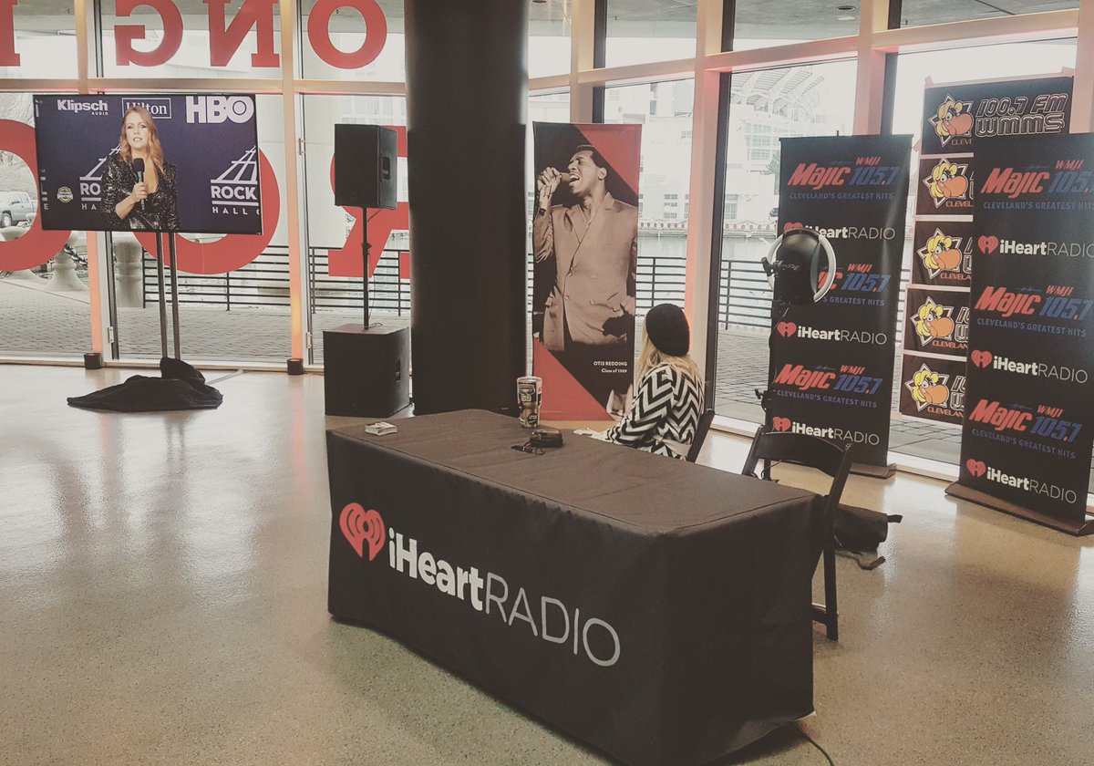 Connor_Radio's tweet photo. Up here at the @rockhall for the #inductionceremony with #iHeartMedia #iHeartRadio #ThisisCLE #simulcast #simulcast2019 https://t.co/vDeIBr8rPk