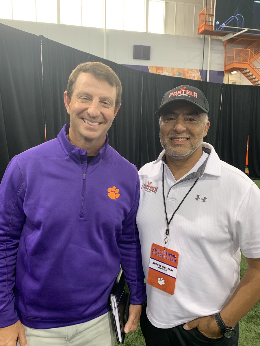 great to say hello to coach Sweeney <a href="/ClemsonFB/">Clemson Football</a>