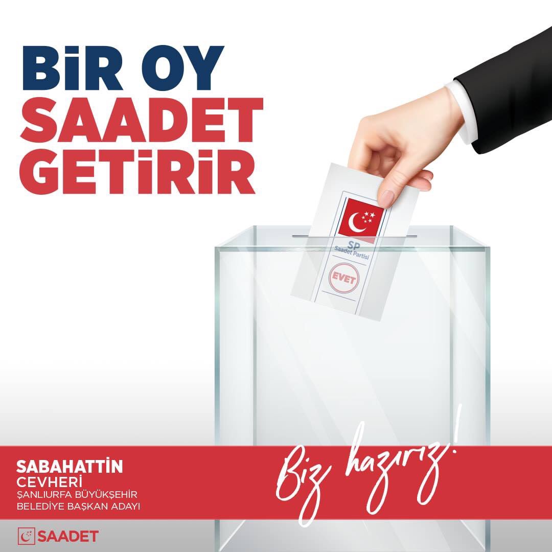 Geçmişi Ak....                               Bugünü Ak....                                Yarını Ak olan Başkan     @S_Cevheri           #OyunaGelmeUrfa        #BirOySaadetGetirir
