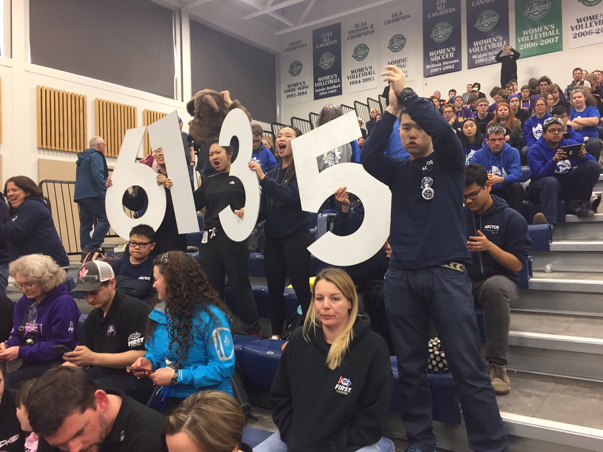 BloorCI's tweet photo. Our cheer squad has been going strong all day too. #arctos #tdsbrobotics https://t.co/6KdvpR9GMF