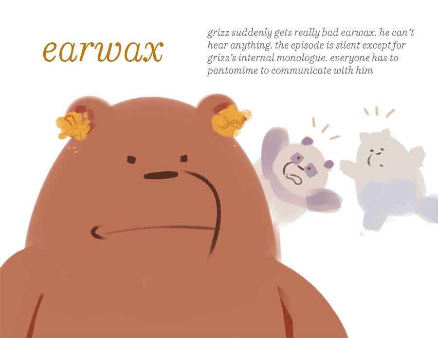 ideas for bears from a story day long ago 