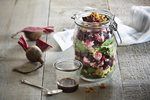 HealthQR's tweet photo. #NutritionMonth Unlock a new favourite recipe.  Layered Top to Bottom Beet Salad. Find all 10 feature recipes at https://t.co/u6pIbjqAqX https://t.co/M2VFhQEB2Q