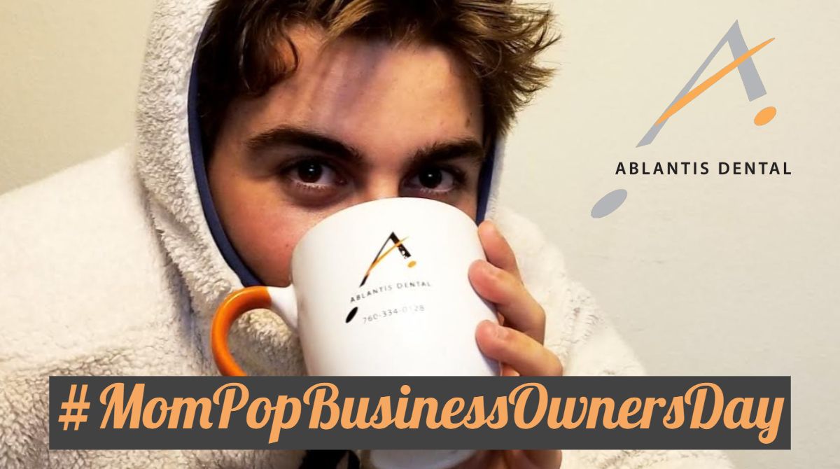 Ablantiscorp's tweet photo. Cheers To All The Family Businesses Out There!
•
•
•
•
•
#MomPopBusinessOwnersDay #mindsoulandbody #womeninbusiness #female #business #dentist #ablantis #encinitasdentist #dentalhealth #dentistry #dental #teeth #dentalhygienist #implants #smilemakeover #hygiene https://t.co/CEBkDVxnKT