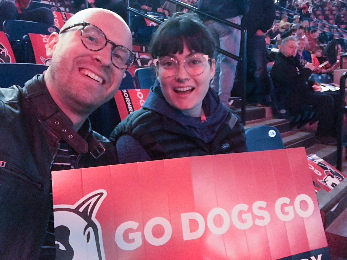 rkj__'s tweet photo. Go Dogs Go!
Section 115, Row B, Seats 15&amp;16
@OHLIceDogs @BigMarcosPizza https://t.co/TdO2RV6zuq