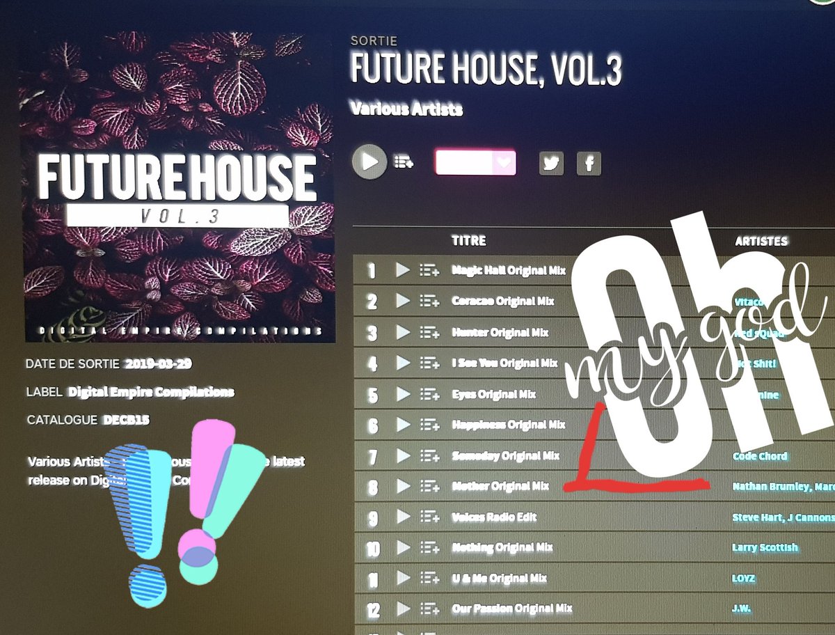 marcodeleoni's tweet photo. New gift from @DigitalEmpireRe! "Mother" Feat. @nbrum7770 on #digitalcomplexrecords appears on Future House Vol3 #compilation #beatport #spotify #progressivehouse #edm #bigroom #festival #housemusic #dancemusic #electrohouse #dancemusic #dj #original #mix #basshouse #futurehouse https://t.co/nTCylGWGC8