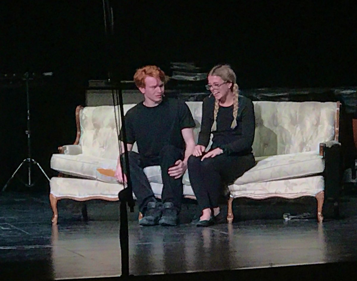 DHSTheatreDept's tweet photo. Adrian Madden &amp; Spencer Dayton performed a scene at the DHS Fine Arts Night that was directed by Michael Bowling. Outstanding job!!! I’m very proud of you all! 
@DHSTheatreDept @adrianmaddenn @Michaelbowl_ @Coach_Roop @Gingi174 https://t.co/3bxUQ1MLdh