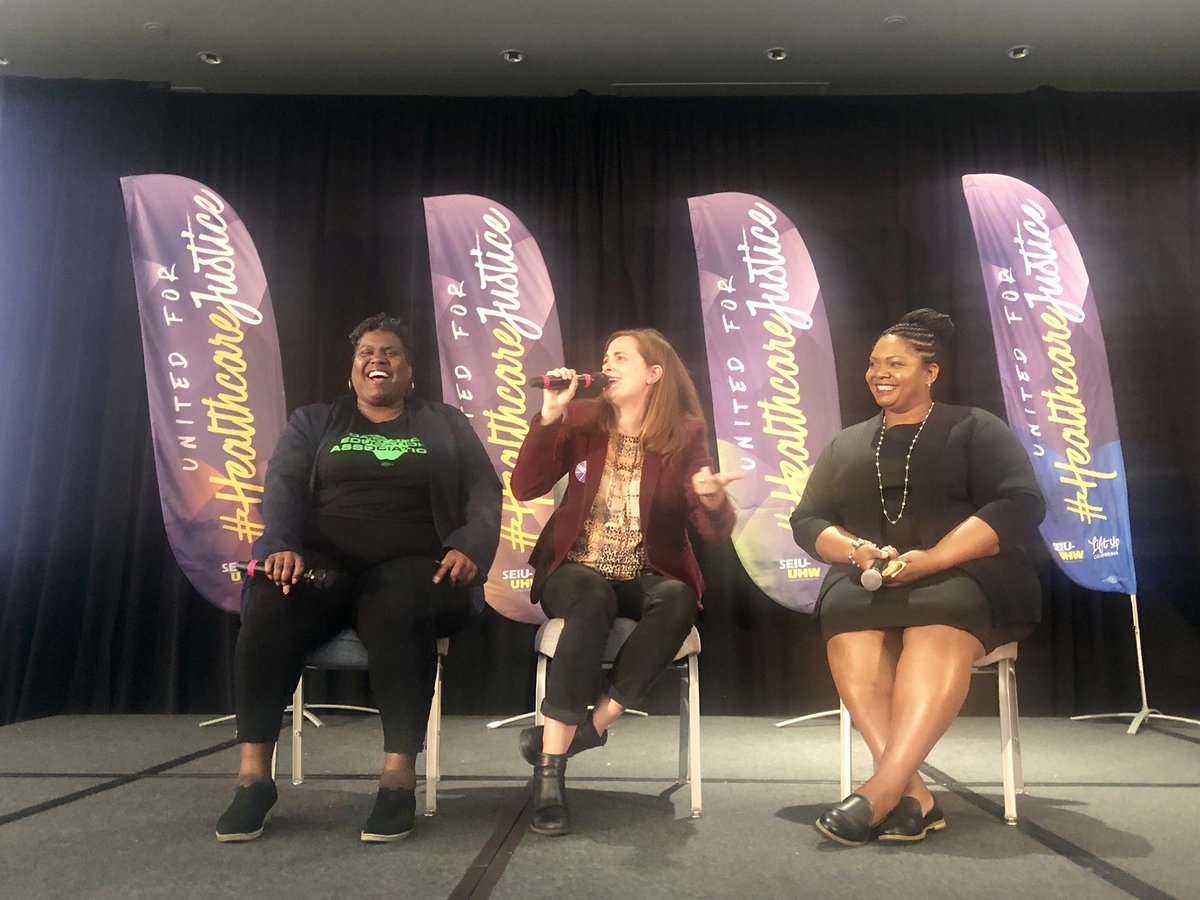 seiu_uhw's tweet image. .@UTLAnow  and @OaklandEA strike leaders give @KPThrive @seiu_uhw leaders tips on striking #UTLA #WeAreOakland #OUSDstrike #UTLAStrong #HealthcareJustice