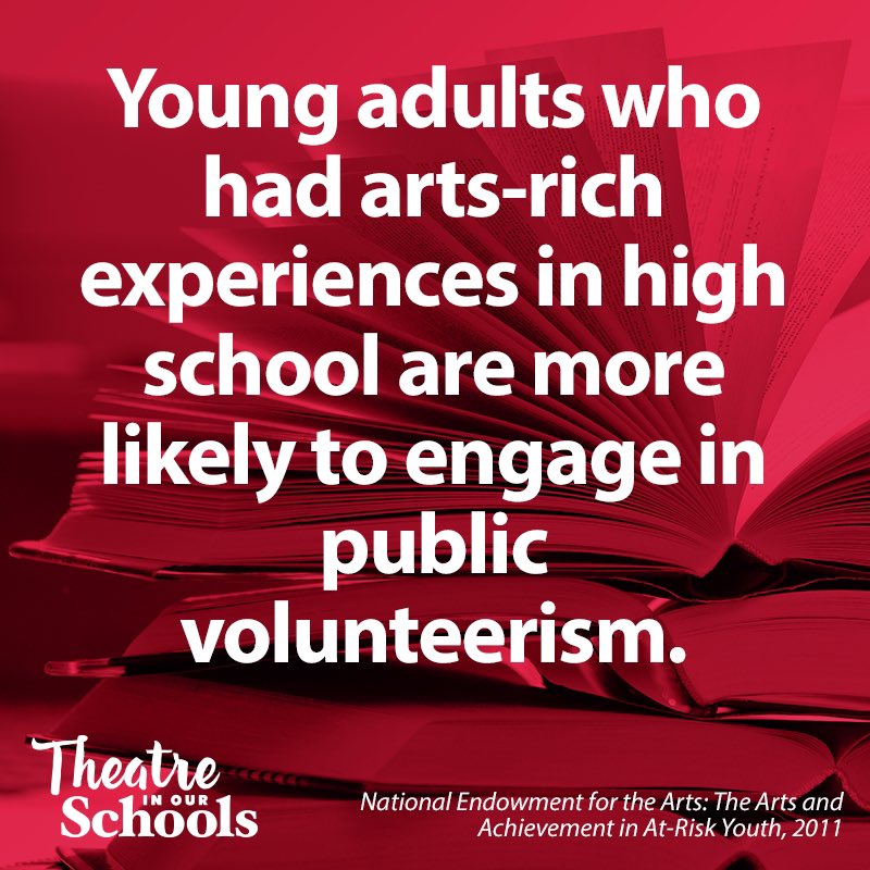 WaveTheatre's tweet photo. #giveback #TIOS19 #Artseducationmatters #vathespians https://t.co/xp3BEKkb8n