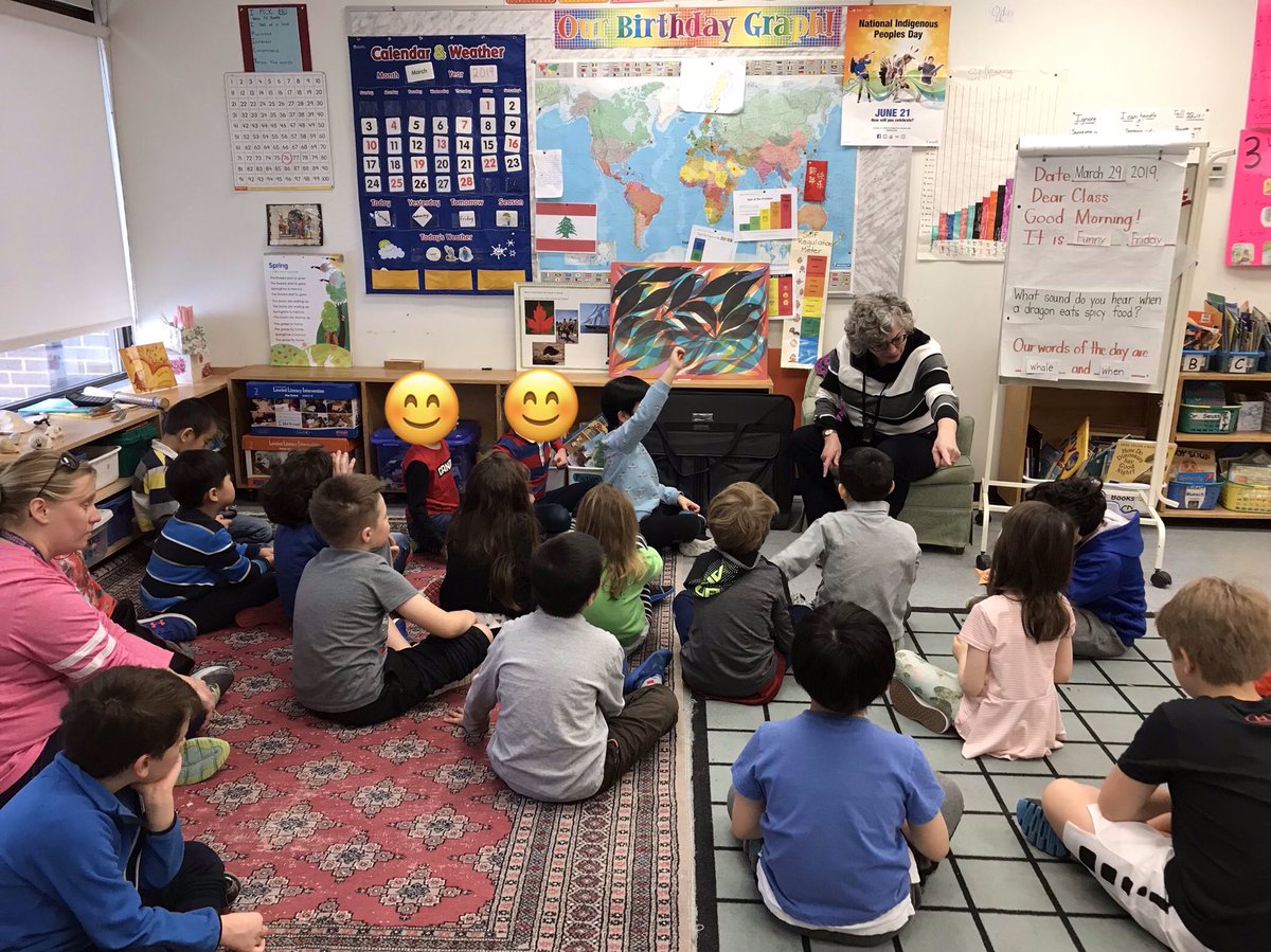a_smithed's tweet photo. Thanks to @NatGalleryCan for coming in to talk to us today about some of the different works on display at the gallery. We shared what these works made us feel. We talked about how art allows different people to experience different emotions. 👩🏽‍🎨👨🏻‍🎨 #ocdsb #ArtTalks https://t.co/tvlCbeBZq0
