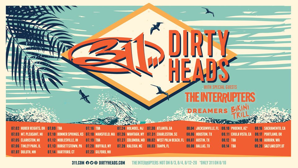 311's tweet photo. Where are we going to be seeing you?? #311Tour https://t.co/oE35VdbLOu https://t.co/ISpj3ct8Ra