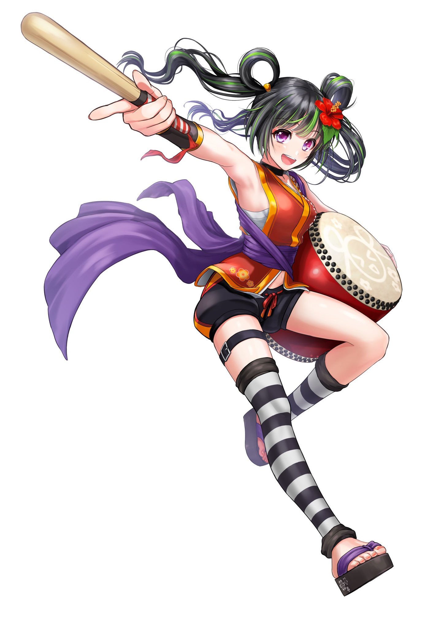 根間うい 沖縄ご当地vtuber バーチャルokinawapr大使 すでに気づいた人もいるかもだけどっ ういのママが新たにイラストを描いてくれたんだよおおおおおお ٩ ۶ エイサー踊ってるー すごい嬉しいいいいいいいいい W