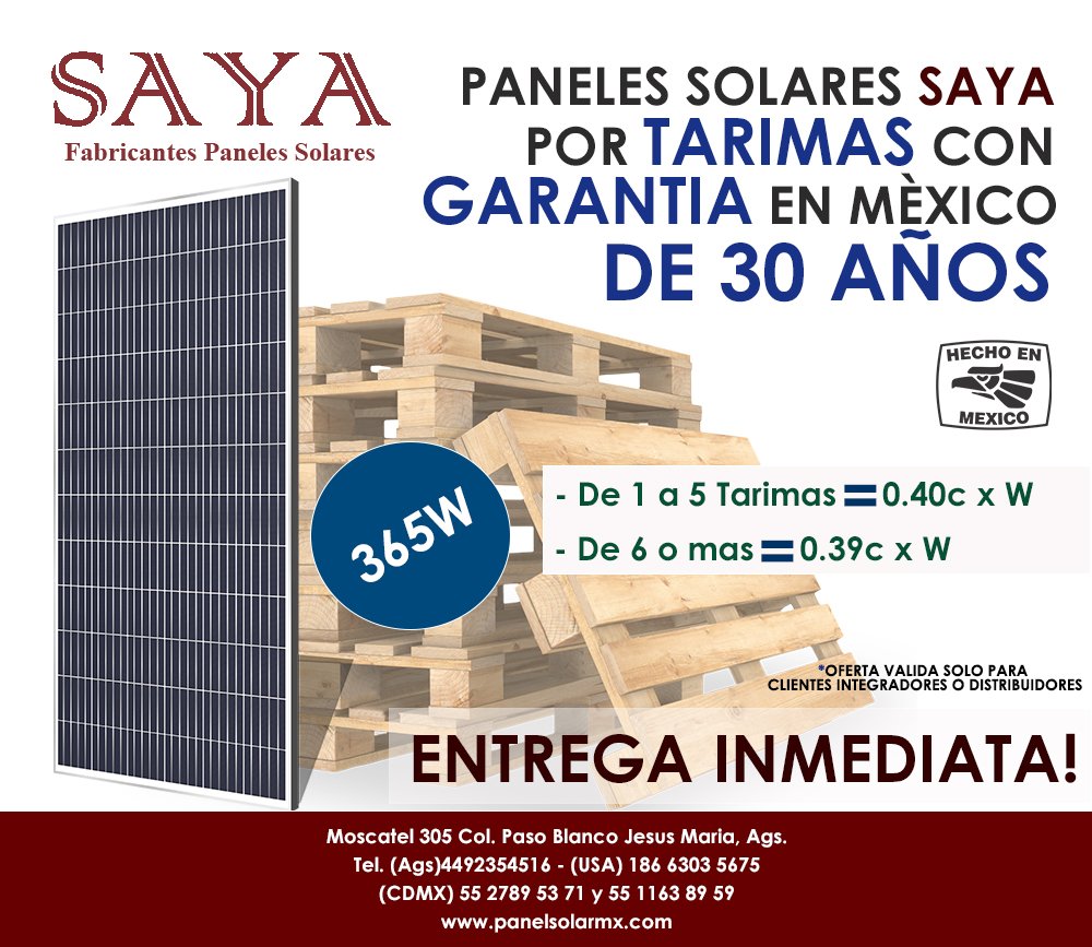 panelsolarmx's tweet photo. Siempre mejorando. https://t.co/6gGdWpQXFt