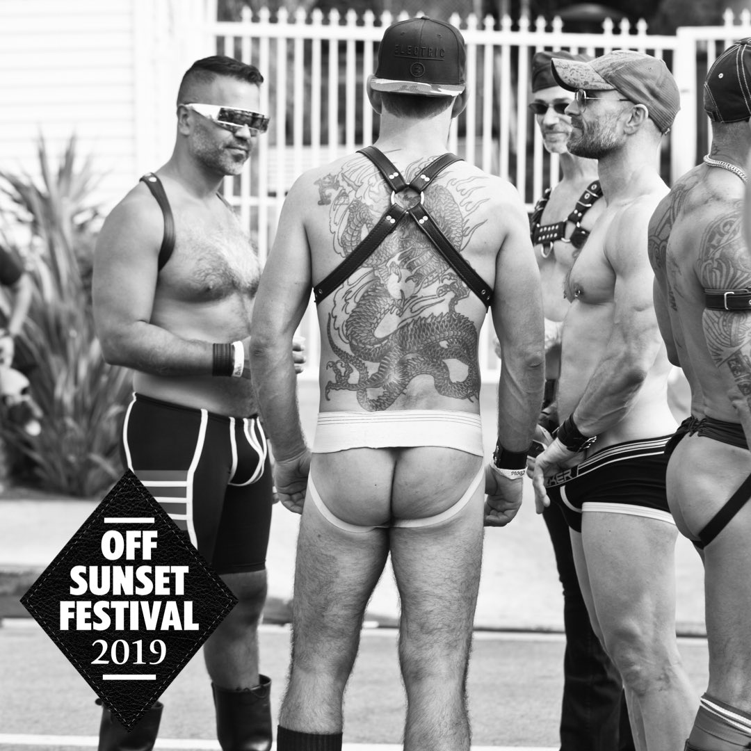 OffSunsetFest's tweet image. Going to be a hot one Sunday! Less clothing highly recommended. 😏