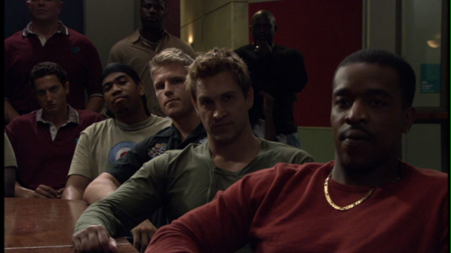 CristelAng's tweet photo. #SashaRoiz #StephenLyles #RussellHornsby #LeonTaylor "Playmakers" August 2003 https://t.co/O66prqYzNu