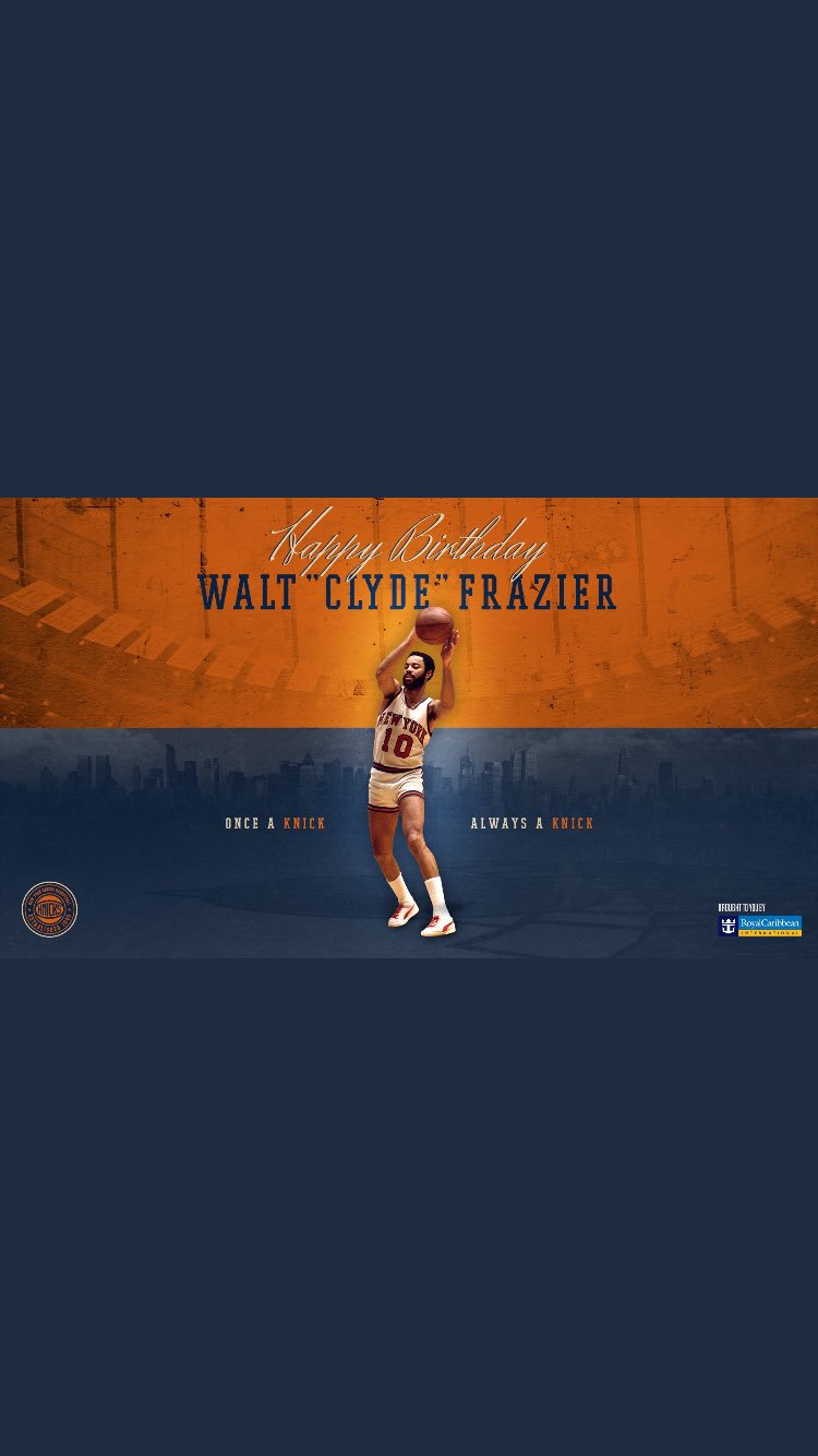KNICKS FAN BASE on Twitter "Happy birthday Frazier…