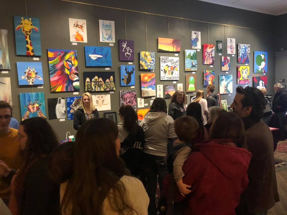 exploreJeffPA's tweet photo. Jefferson County Photo of the Day | March 29, 2019: BASD Senior Art Exhibit at Fusion Atelier Gallery. Courtesy of C.R.E.A.T.E. Brookville. Brought to you by Matson Insurance. https://t.co/yPZiQ0Wc3T