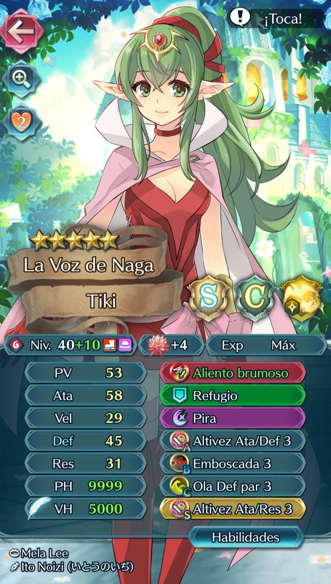 AntogaIrl's tweet photo. @Sagemaster15 3305021951- My A!Tiki, it's my favorite unit. I hope you see it and can appear in next stream https://t.co/spzAv3tRNA