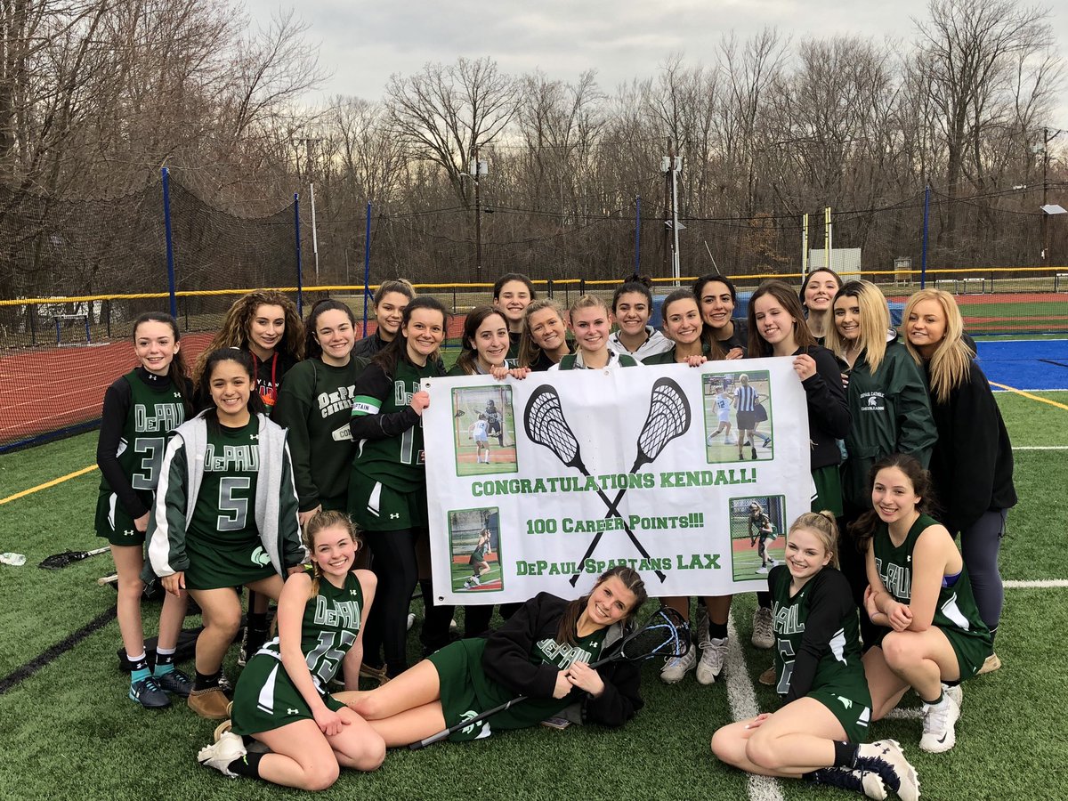 Huge win against PTCI today and congratulations to Kendall Tully on earning her 100th career point🥍💪🏼 #SpartanStrong #Family #TeamOverEverything #AccomplishingGoals