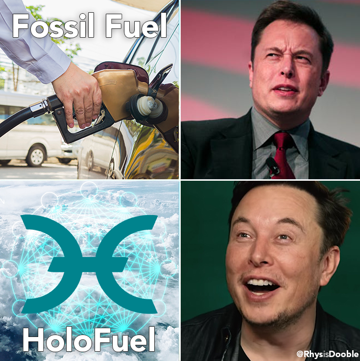 RhysIsDooble's tweet photo. Elon approves.  #HoloCommunity 
@TVG_HOLO @holochainnews @HoloIslandNews https://t.co/SseQbOBq6T
