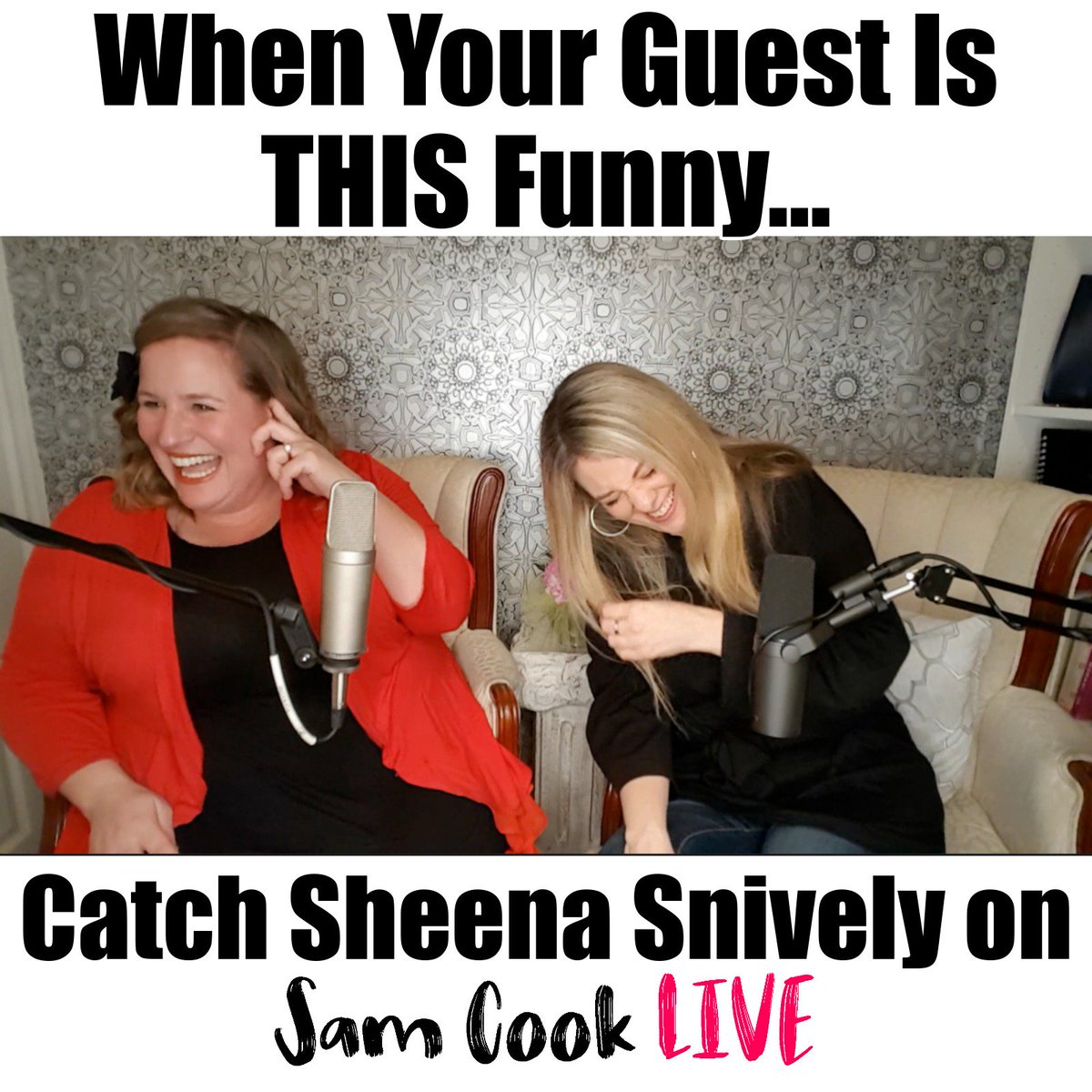 SamCookOfficial's tweet photo. Comedian @SheenaSnively is my guest on "Sam Cook LIVE".
Watch here: https://t.co/vx2UjNnSKn
Listen here: https://t.co/g9jUTHpCHs
#HamOnt #comedian #television #radio #MTV #UHOH #wrestling #SamCookLIVE #YouTube #MCHammer #RonJeremy #HowieMandel #Canadian #GLOW #MohawkCollege https://t.co/y8SLYqBPcg