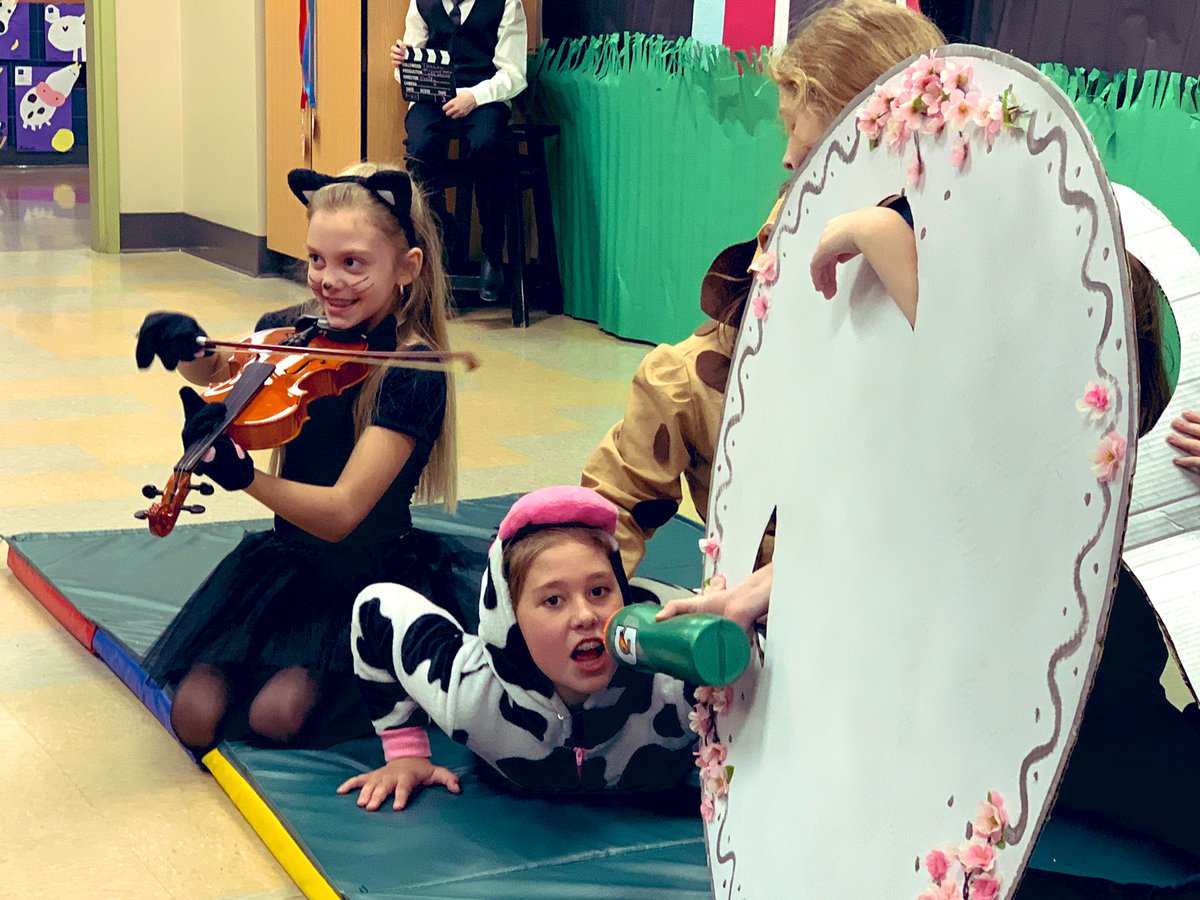 msant1021's tweet photo. These 4th graders stole the show with their reading and dramatization of “The Cow Tripped Over the Moon” at our annual Reading Night @SpringfieldCNP #readingisfun #ourstudentsrock #proudteacher @JessicaShow7 @RebeccaDix1 https://t.co/PML6nxp3yb