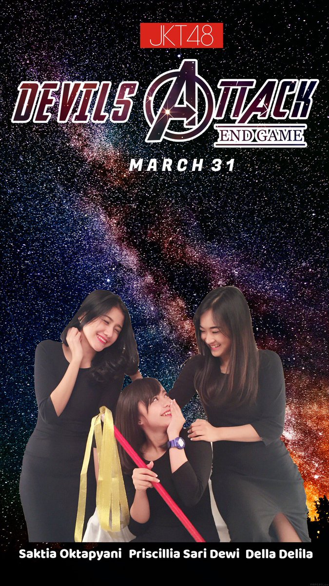 mauludirfd's tweet photo. Devil's Attack End Game

@Della_JKT48 
@Via_JKT48 
#LaViaEstBelle 
#THXDella https://t.co/st9r0u7Ou4