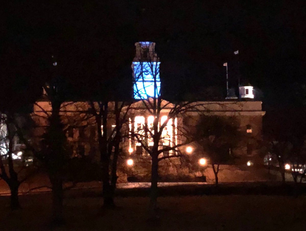 #LightItUpBlue ⁦<a href="/AcadiaU/">Acadia University</a>⁩