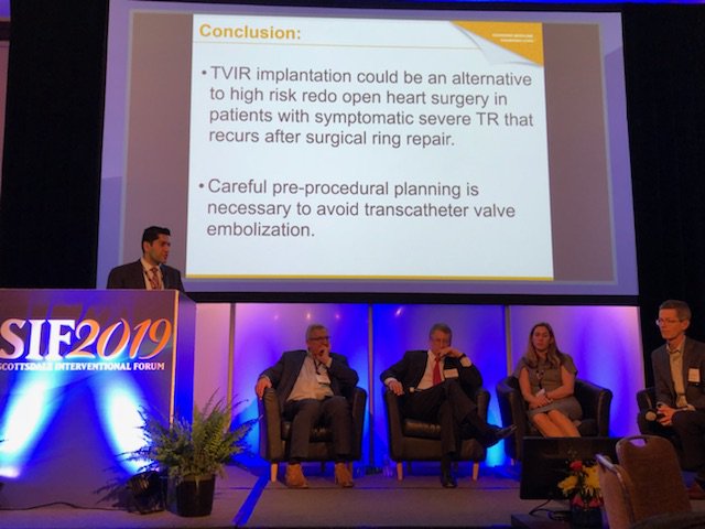 Honored to present our case on transcatheter mitral valve-in-valve #TMVR and tricuspid valve-in-ring #TVIR at #SIF2019 fellows complex case competition and chosen as winner. A special thanks to <a href="/SidakpalP/">Sidakpal Panaich</a> for being an amazing mentor. @SIF_cardiology <a href="/IntMedatIowa/">Internal Medicine at Iowa</a>