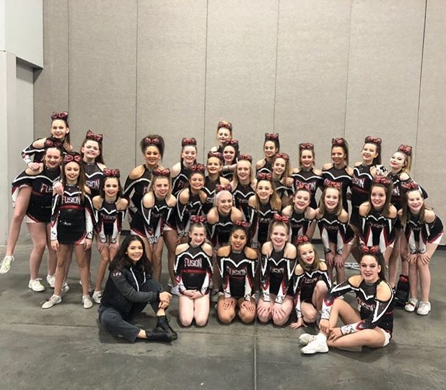 utahfusion's tweet photo. The alarms were going off for the FUSION SIRENS!!! Another incredible routine!!! #fusionontherise #theredandtheblack #fusionswag #fusionsirens https://t.co/CXxqGk0xtw https://t.co/qTr80ERpvf