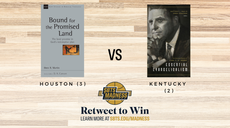 SBTSadmissions's tweet photo. Its the last game of this round of #SBTSmadness and this should be a good one! Its @orenrmartin with @ivpacademic and @MatthewJHall with @crossway. RT to win and stay tuned for more books tomorrow! 📙 📚 https://t.co/CWuvSKqd58