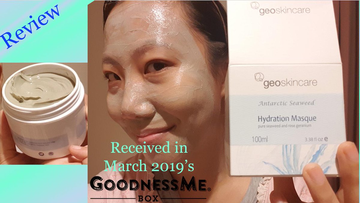 alicexdahlia's tweet photo. Trying the Hydration Masque from GeoSkincare. WATCH IT NOW
โก๏ธ https://t.co/m874fybEfi
#HydrationMasque #GeoSkinCare #GoodnessMeBox #NewVideo #NewYoutubeVideo #New #Youtube #YoutubeVideo #SelfCare #FaceMask #FaceMasque #Masque #ProductReview #Review #Reviewing #Trying https://t.co/cfRz3XEV2b